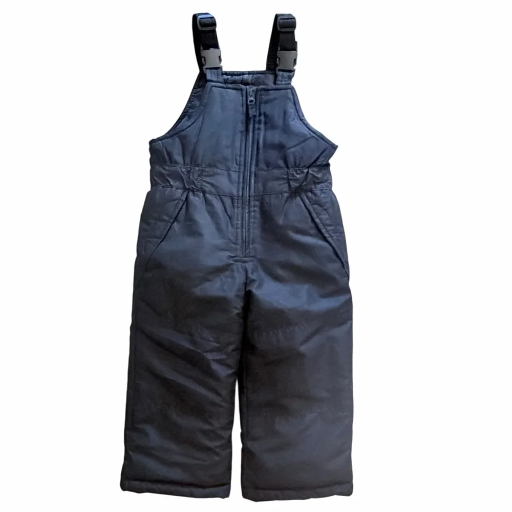 Osh Kosh black insulated overall snow suit